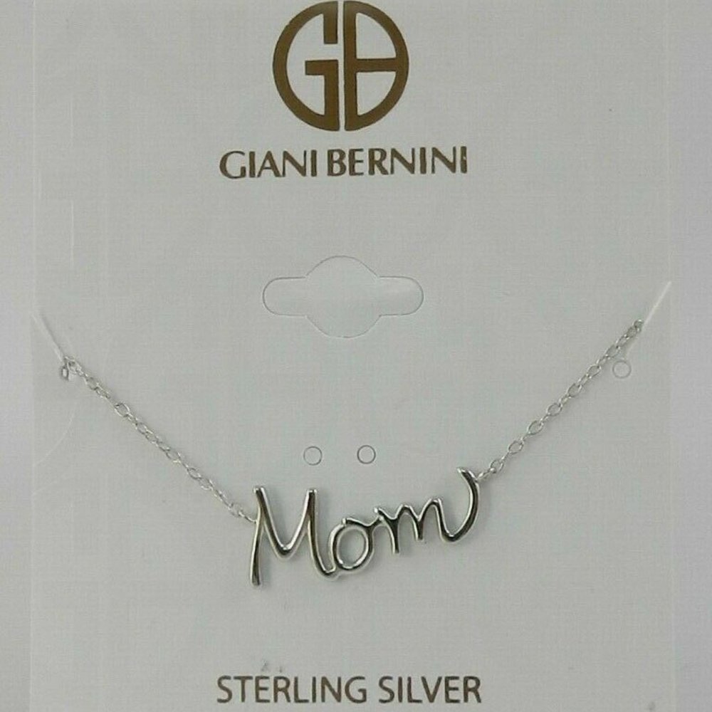 Giani Bernini Mom Pendant Necklace